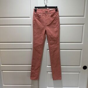 Rag & Bone High‎ Rise Skinny Corduroy Pants Casual Everyday Size 24
